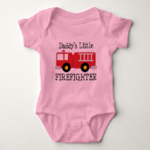 Daddys Little Firefighter Romper (Voorkant)
