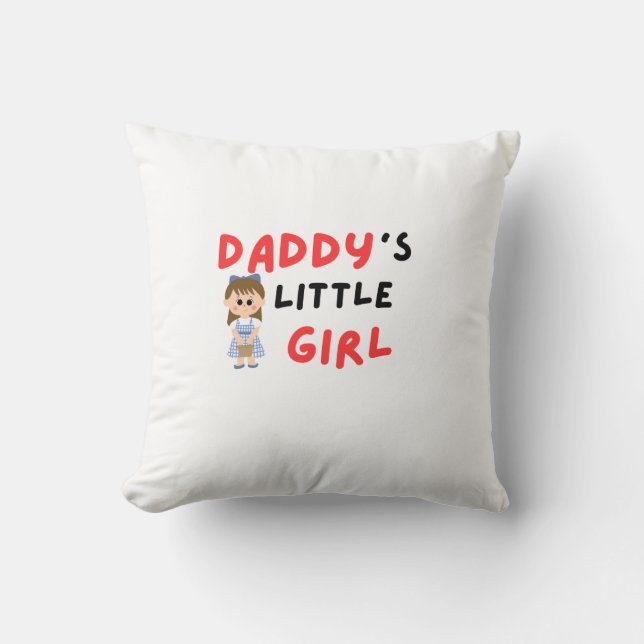 Daddy's Little Girl - Schattig Sierkussen (Voorkant)