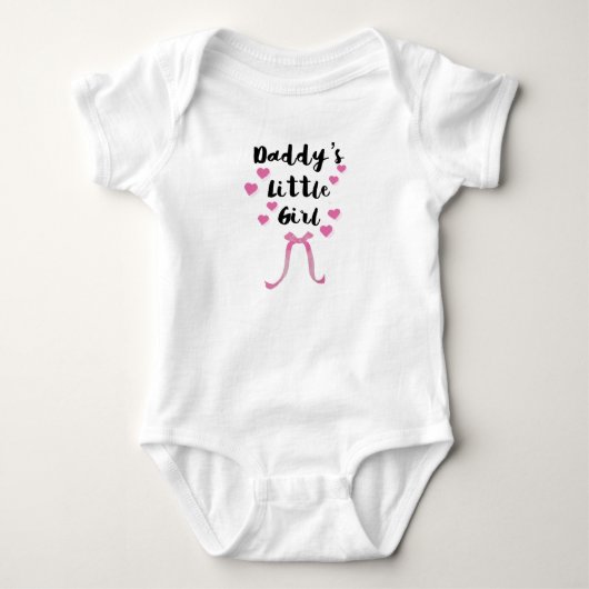 Daddy's Little Girl / Schattigee Vaderdag Romper (Voorkant)