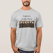 Daddys Little Goat Herd 7 Goats T-shirt (Voorkant)