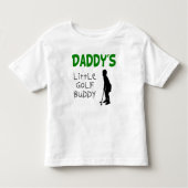 Daddy's Little Golf Buddy T-shirts (Voorkant)