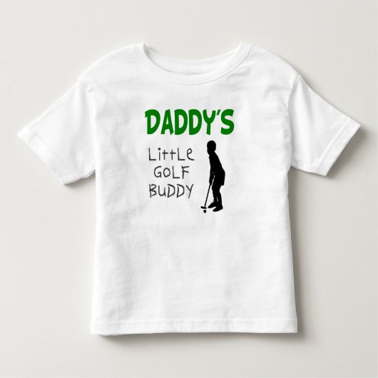 Daddy's Little Golf Buddy T-shirts (Voorkant)