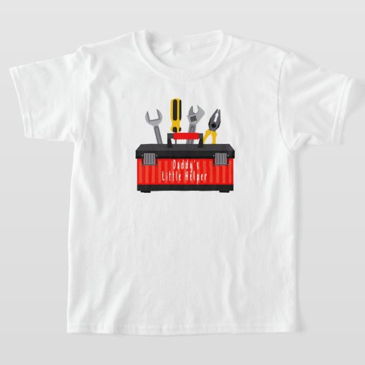 Daddy's Little Helper Peuter Shirt, Vaderdag T-shirt (Laagn)
