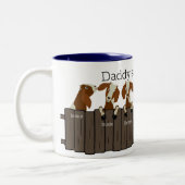 Daddys Little Herd of 7 Goats Tweekleurige Koffiemok (Links)