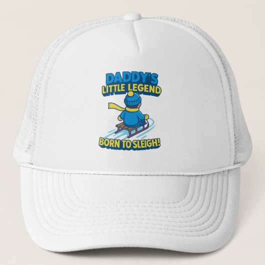 Daddy's Little Legend - Born to Sleigh (Slay!) Trucker Pet (Voorkant)