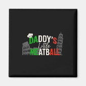 Daddys Little Meatball Mommy's Little Meatball Magneet (Voorkant)