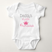Daddy's Little Princess Baby Jersey Bodysuit (Voorkant)