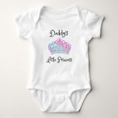 Daddy's Little Princess Bodysuit Baby Girl Gift (Voorkant)