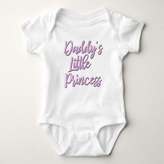 Daddy's Little Princess bodysuit voor baby (Voorkant)