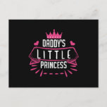 Daddys Little Princess Briefkaart<br><div class="desc">Daddys Little Princess. There's no better way to say,  "I love you,  Dad" than with a Father's Day design from Zazzle! From Simple text to funny sayings and pictures,  we have the perfect Father's Day gift for any dad.</div>