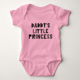 Daddy's Little Princess Custom Schattige Meisje Pi Romper