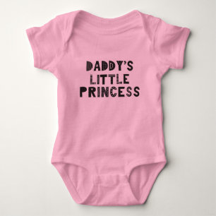 Daddy's Little Princess Custom Schattige Meisje Pi Romper