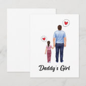 Daddys Little Princess Girl Fathers Day Love (Voorkant / Achterkant)