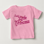 Daddy's Little Princess grafische tekst meisje roz (Voorkant)