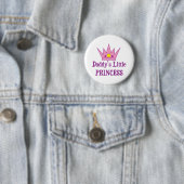 Daddys Little Princess Ronde Button 5,7 Cm (In situ)