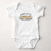 Daddy's Little Slumberjack baby-outfit uit één stu Romper (Voorkant)