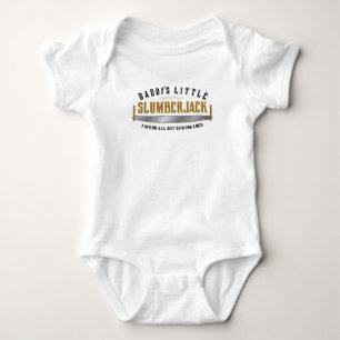 Daddy's Little Slumberjack baby-outfit uit één stu Romper
