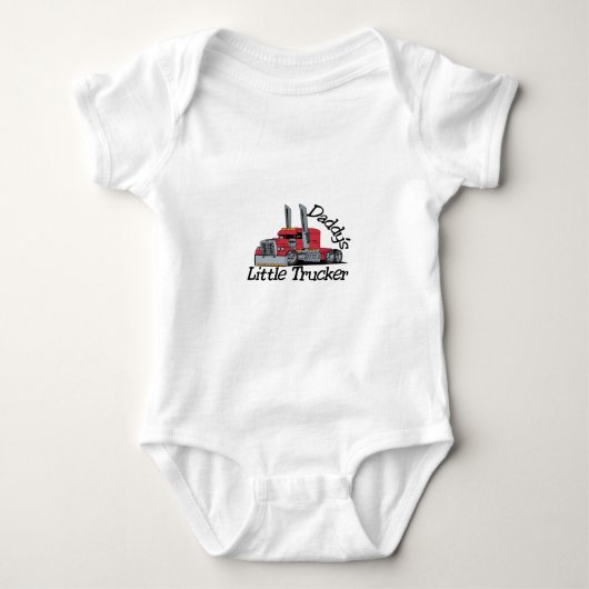 Daddys Little Trucker Romper (Voorkant)