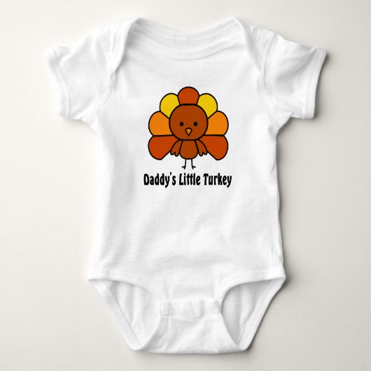Daddys Little Turkey Romper (Voorkant)