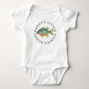 Daddys Little Vissen Buddy Baby Bodysuit