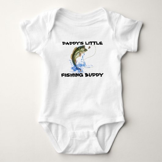 Daddys Little Vissen Buddy Romper (Voorkant)