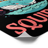 Daddys Little Whale Grappig Ongepaste Volwassen Hu Poster (Hoek)