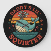 Daddys Little Whale Grote Klok (Voorkant)