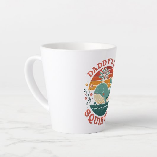 Daddys Little Whale Latte Mok (Linkerhoek)