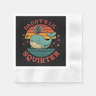 Daddys Little Whale Servet