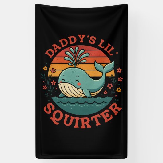 Daddys Little Whale Spandoek (Verticaal)