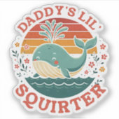 Daddys Little Whale Sticker (Voorkant)