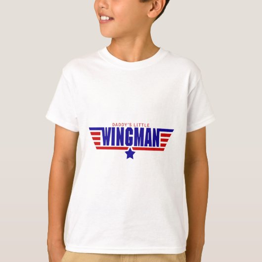 Daddys Little Wingman T-shirt (Voorkant)
