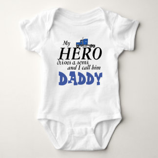 Daddy's My Hero - Vrachtwagenchauffeur Romper