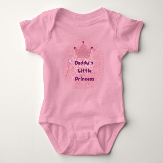 Daddy's Princess Baby Body Romper (Voorkant)