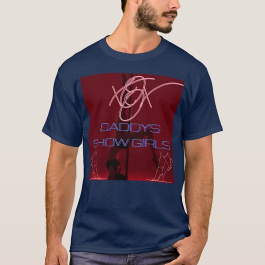 Daddys show meisjes retro t-shirt (Voorkant)