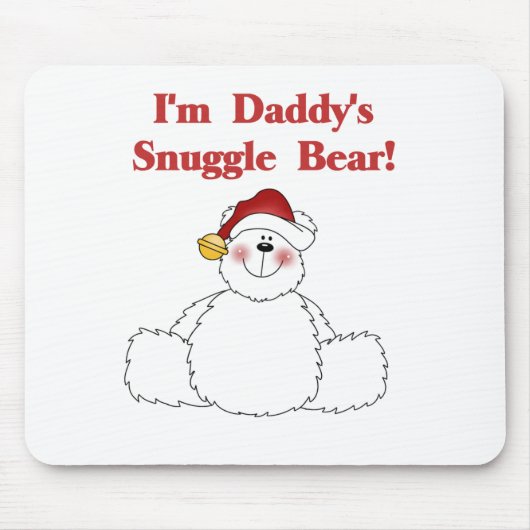 Daddy's Snuggle Beer Tshirts en geschenken Muismat (Voorkant)