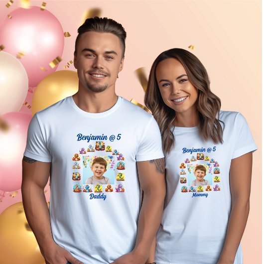 Daddy's T Shirt Kids Verjaardag Baby Dinosaurus Th