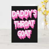Daddy's Throat Geit Nk Kaart (Gele Bloem)