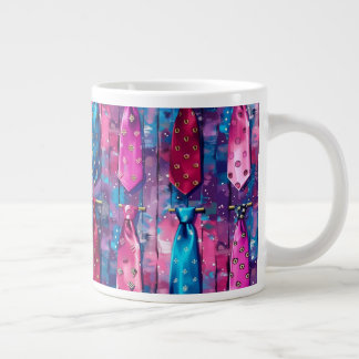 Daddy's Tie Collection Jumbo Ceramic Mug Grote Koffiekop