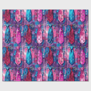 Daddy's Tie Collection Mat Wrappingpapier Cadeaupapier