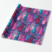 Daddy's Tie Collection Matte Wrapping Paper Cadeaupapier (Uitgerold)