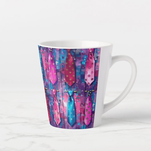  Daddy's Tie Collection Small Ceramic Latte Mug Mok (Rechts)