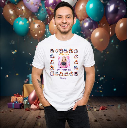 Daddys Verjaardag T shirt Coffee Lover Ghost Theme