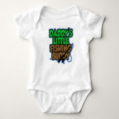 Daddys Vissen Buddy Baby Shirt (Voorkant)