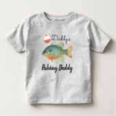 Daddys Vissen Buddy Kinder Shirts (Voorkant)