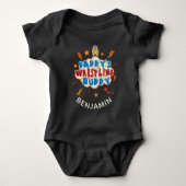Daddy's Wrestling Buddy gepersonaliseerd Romper (Voorkant)