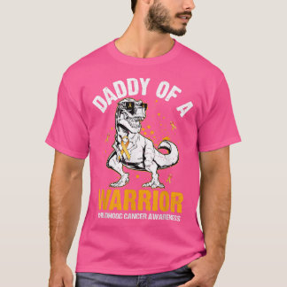 Daddysaur van een waanzinnige kinderkanker t-shirt