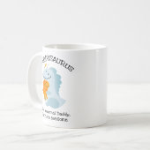 Daddysaurus als een normale papa, maar Geweldige Koffiemok (Voorkant links)