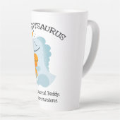 Daddysaurus als een normale papa, maar Geweldige Latte Mok (Rechterhoek)