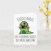 Daddysaurus als een normale vader, maar Geweldige, Kaart (Gele Bloem)